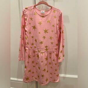 Girls pink long sleeved dress